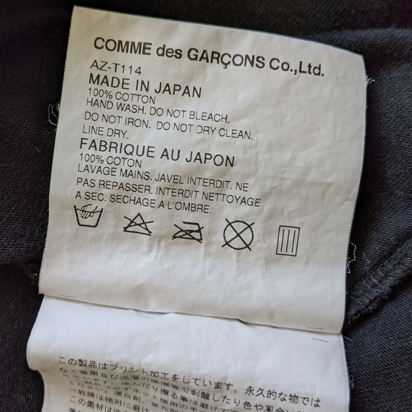 🔥 Comme des Garçons PLAY Black Shirt LARGE - Picture 5 of 5